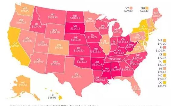 美国各州州税，2016最新发布！